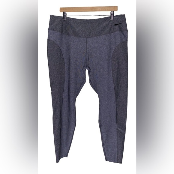 Nike‎ One Dri Fit High Rise Legend 2.0 Leggings Athleisure Gym Workout Women 3X - Picture 1 of 7